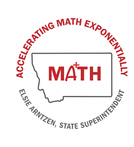 accelerating math exponentially Elsie Arnzen, State Superintendent, OPI Logo 